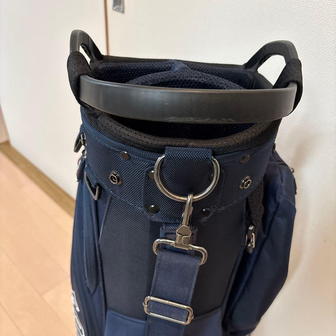 BEAMS GOLF/エイトハーフ キャディバッグ ネイビー