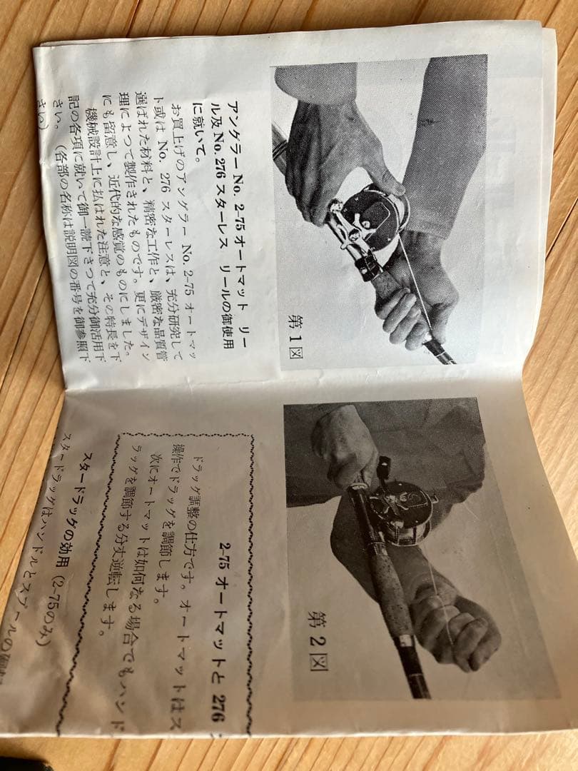 アンギュラー No. 2-75 オートマチック リール 昭和レトロ