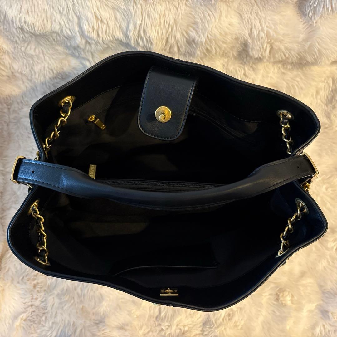 CHANEL シャネルノベルティ バック 黒