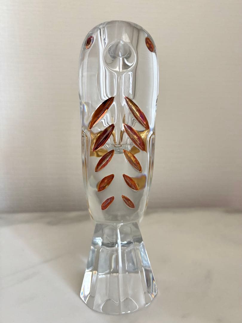 Baccarat バカラ　ファウナクリスト　花瓶　一輪挿し