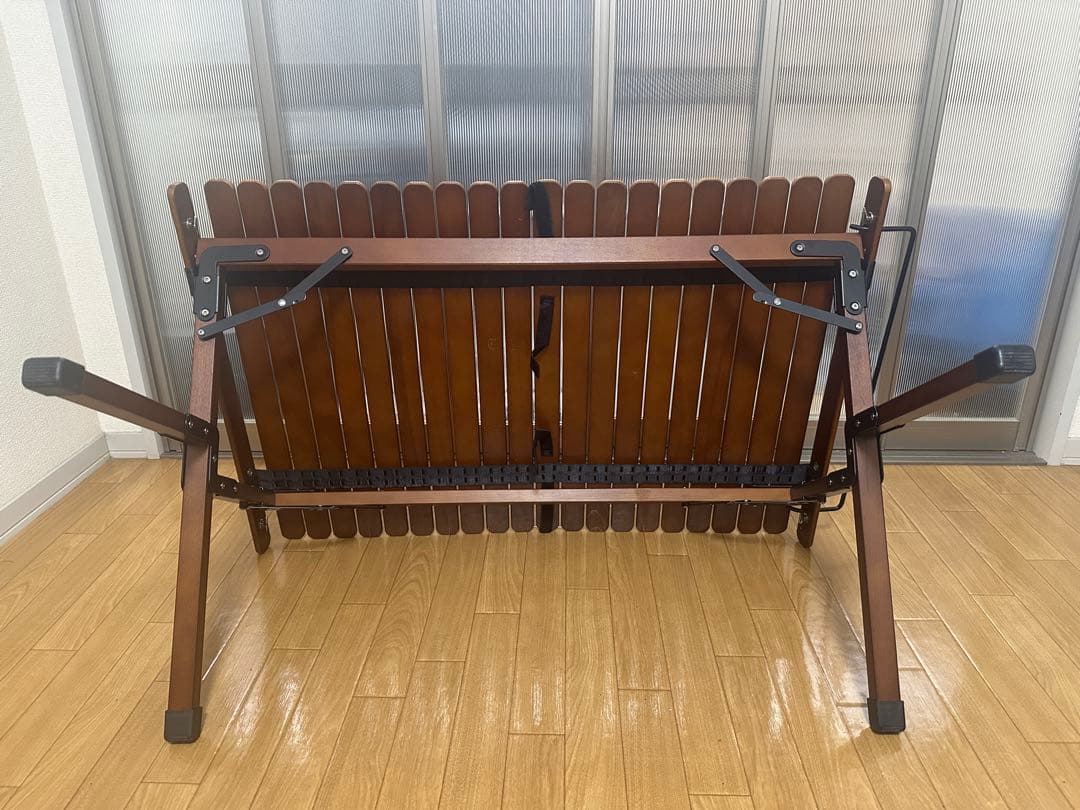 木製折りたたみテーブル 約96cm x 60cm