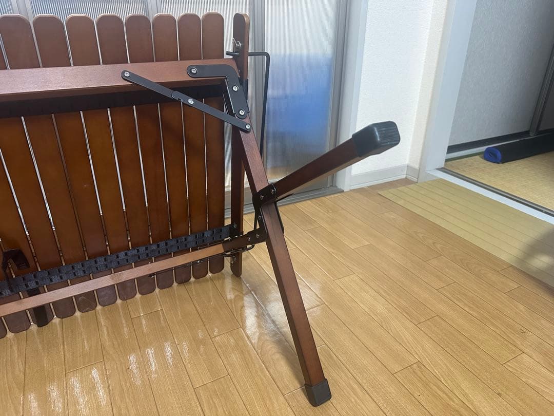 木製折りたたみテーブル 約96cm x 60cm