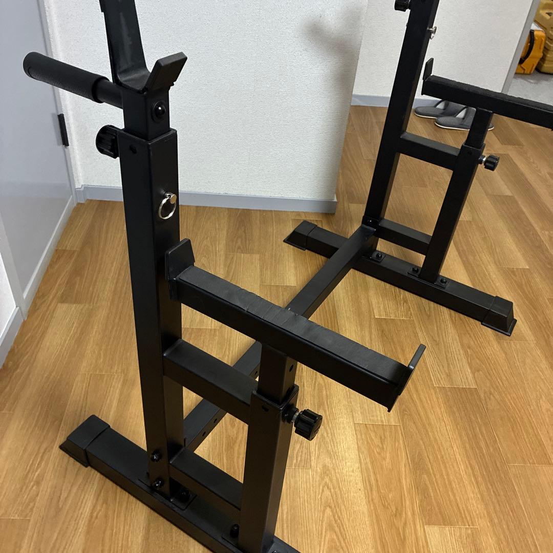 バーベルラック　ベンチプレス　スクワット　BARWING 送料込み