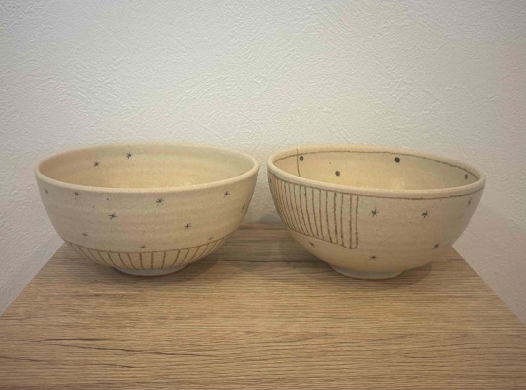 【新品未使用・値下げ】陶器　穂屋工房　吉田千穂　丼　どんぶり　器
