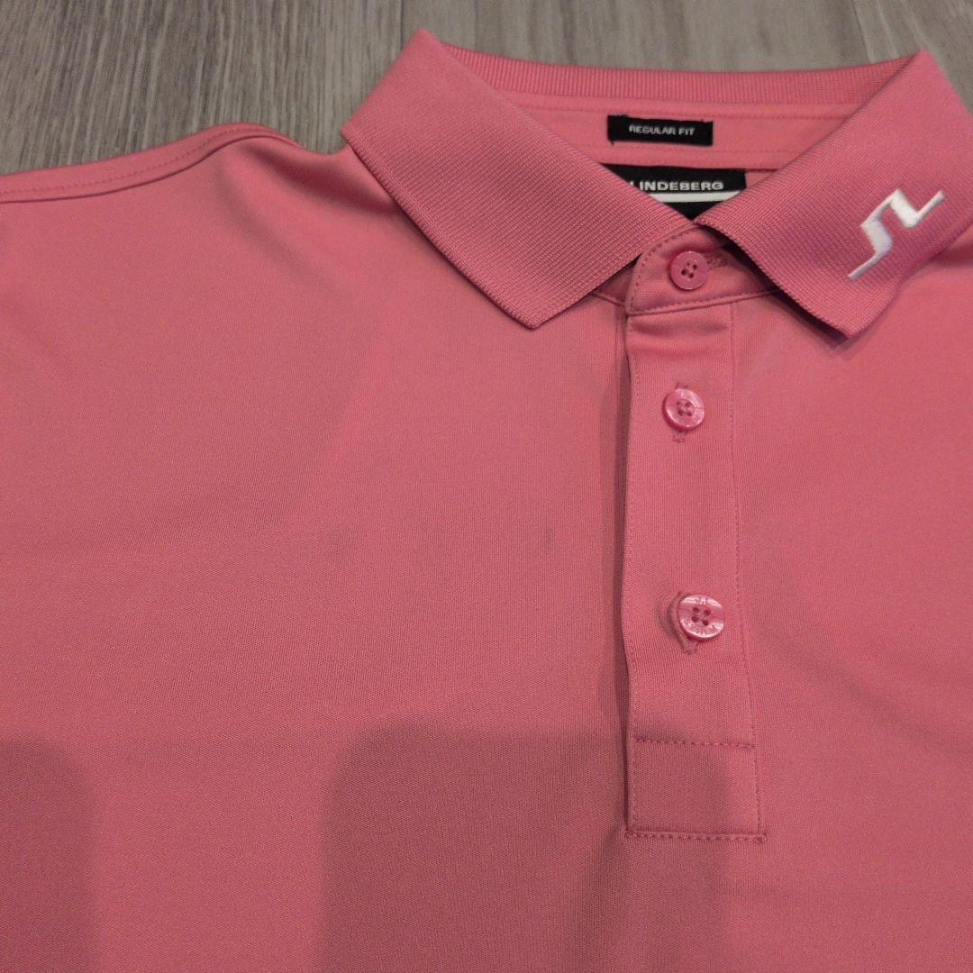 J. Lindeberg J.リンドバーグポロシャツ　S アザレアピンク