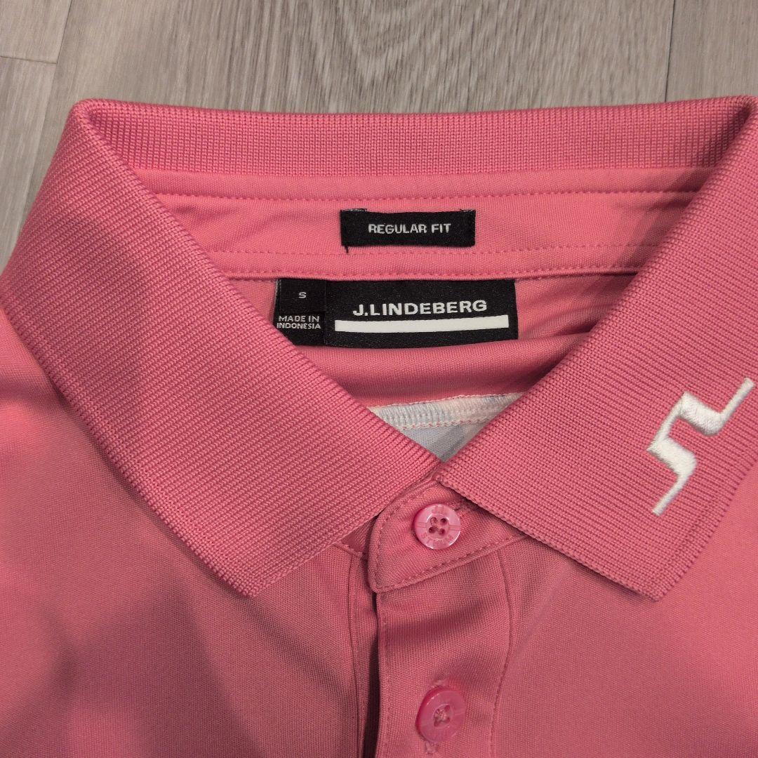 J. Lindeberg J.リンドバーグポロシャツ　S アザレアピンク
