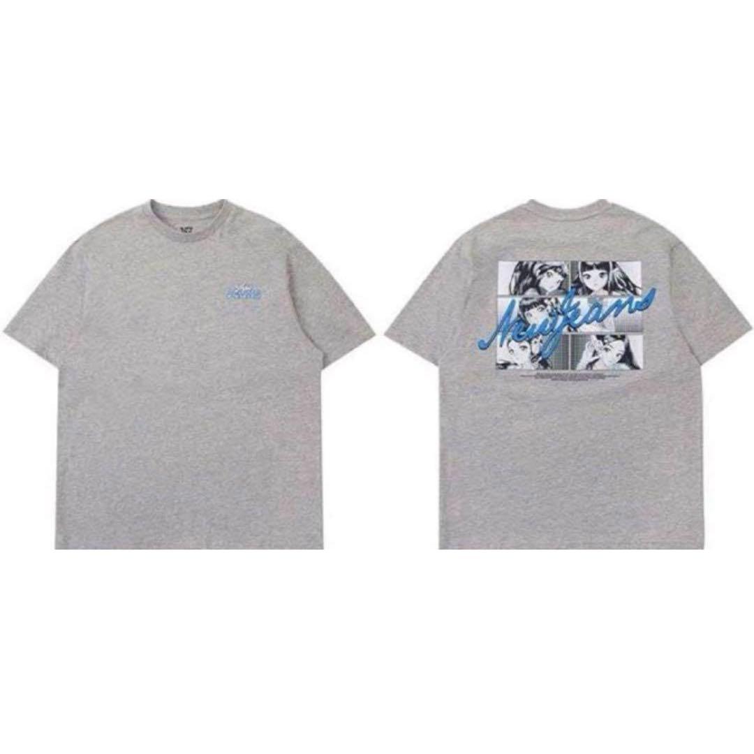 NewJeans NJ Get Up 半袖Tシャツ (MELANGE)