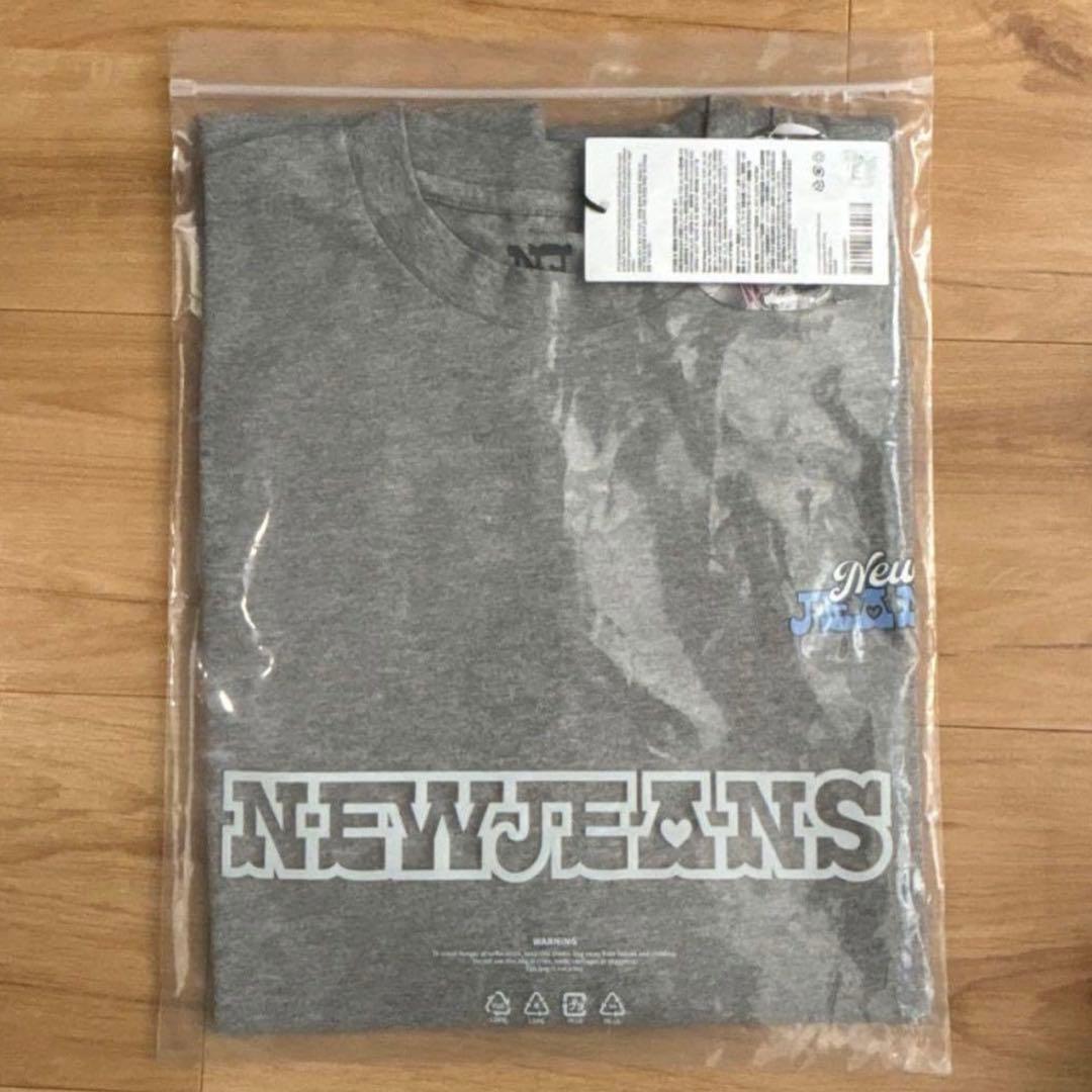 NewJeans NJ Get Up 半袖Tシャツ (MELANGE)