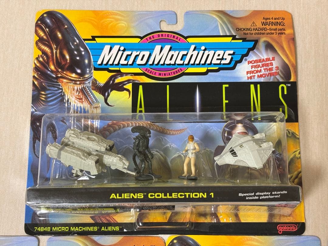 ⑤Galoob ガルーブ エイリアン マイクロマシン マシーン 全種セット