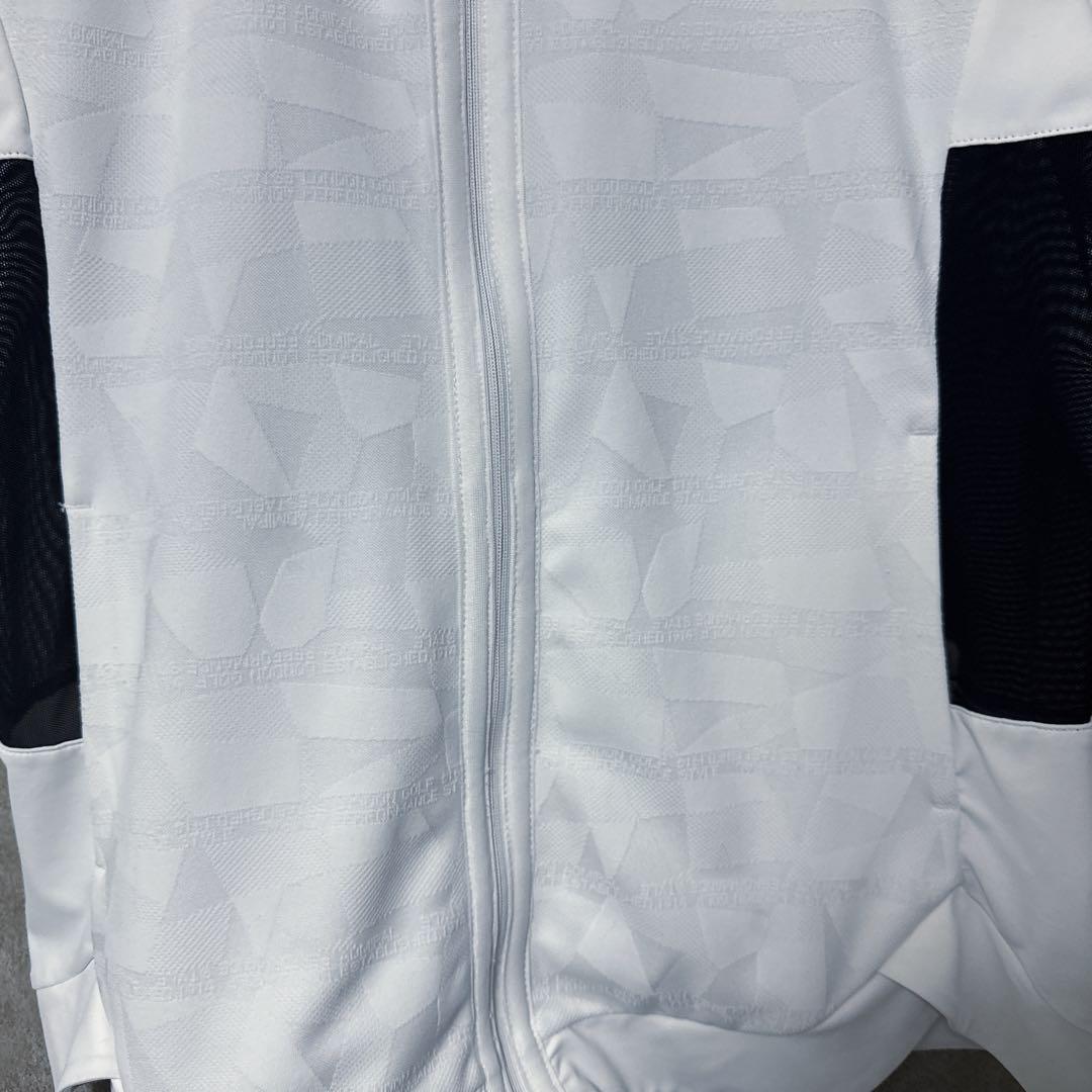 Admiral GOLF アドミラルゴルフ 薄手 ジップ パーカー ホワイト L