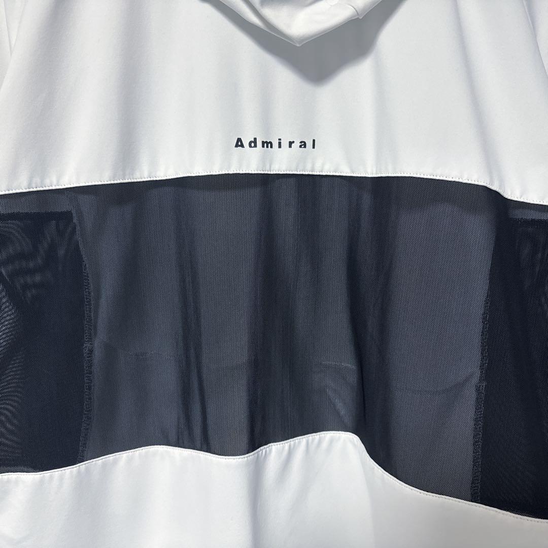Admiral GOLF アドミラルゴルフ 薄手 ジップ パーカー ホワイト L