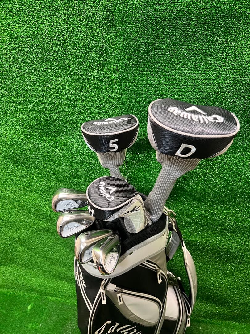 美品/キャロウェイ callaway/ソレイル/レディース/ハーフセット 8本