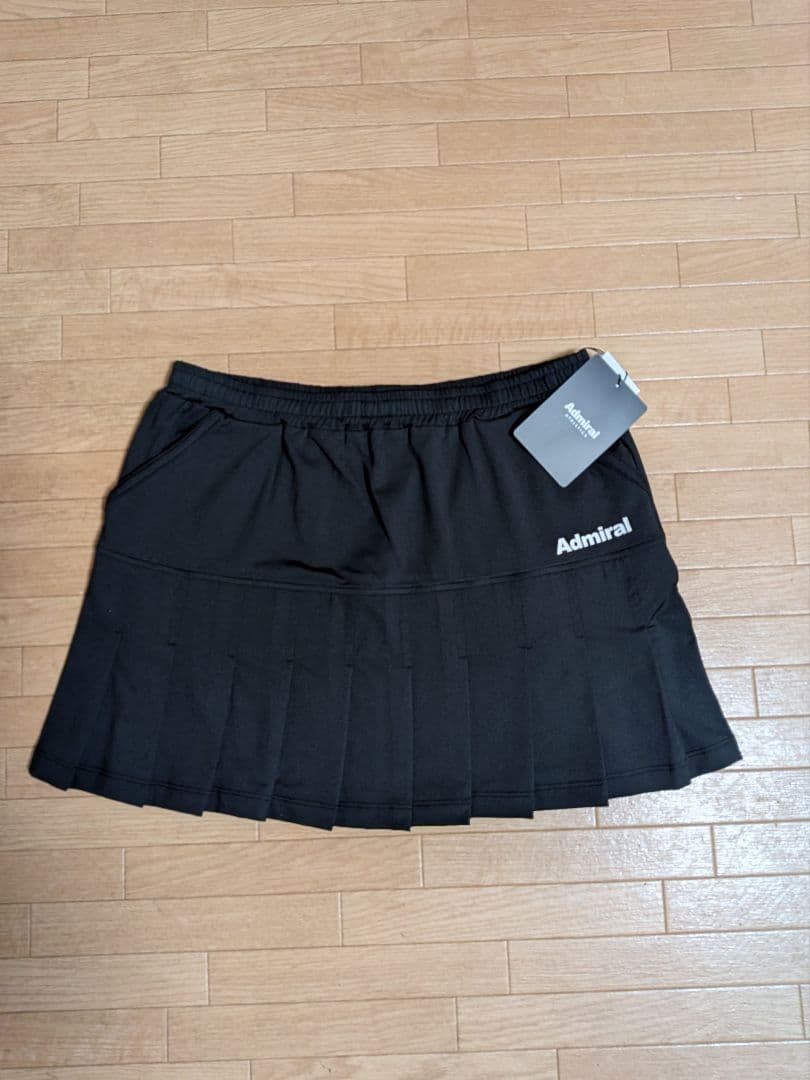 新品　2025秋冬Admiral テニススカート ブラック M