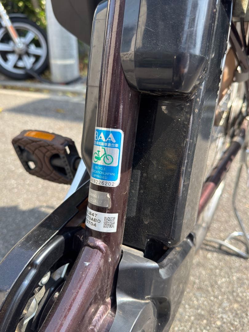 ブリヂストン 電動アシスト自転車（チャイルドシート付き）