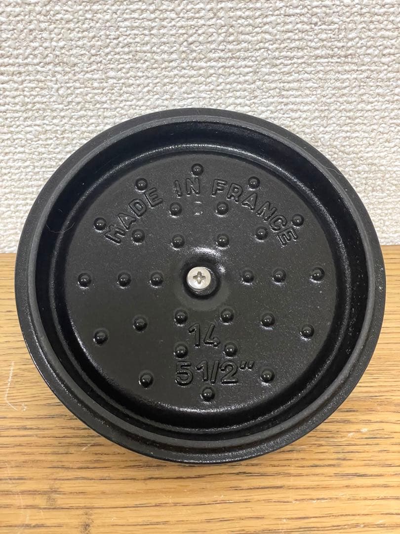 美品 STAUB ストウブ LA COCOTTE ココット 鍋 14cm
