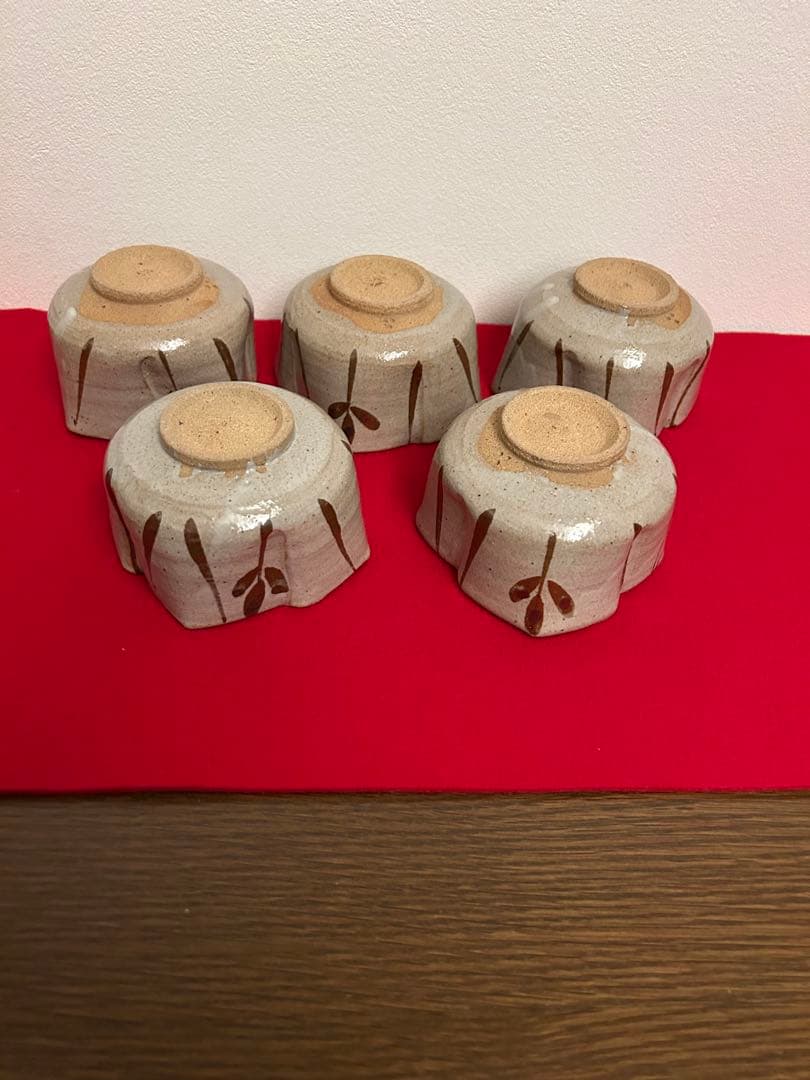 十三代太郎右衛門作　絵唐津向付五客