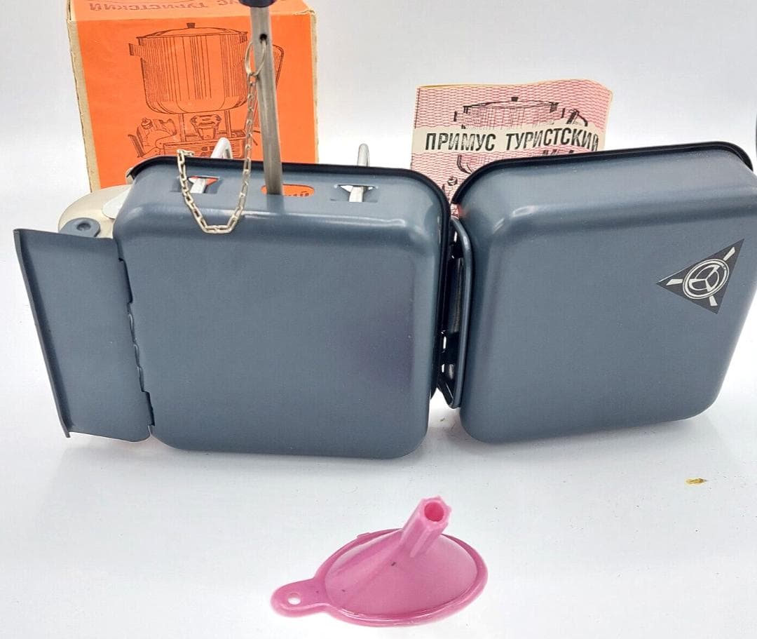 旧ソ連製キャンプ用ガソリンストーブ「PT-1」★完全未開封品（美品）