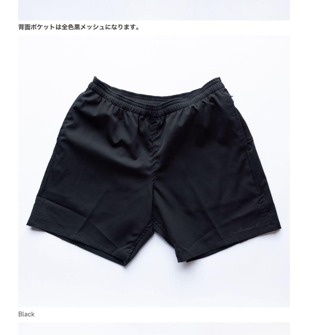 【Answer4】ショートパンツ L ブラック