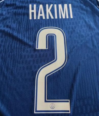 24/25 パリ・サンジェルマン サード 長袖 サッカーシャツ 2番 ハキミ