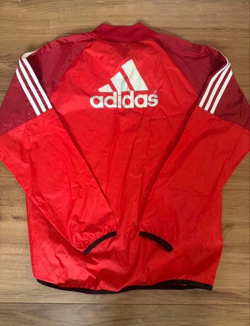 【定価7,150円】adidas レッド ウィンドブレーカー 長袖