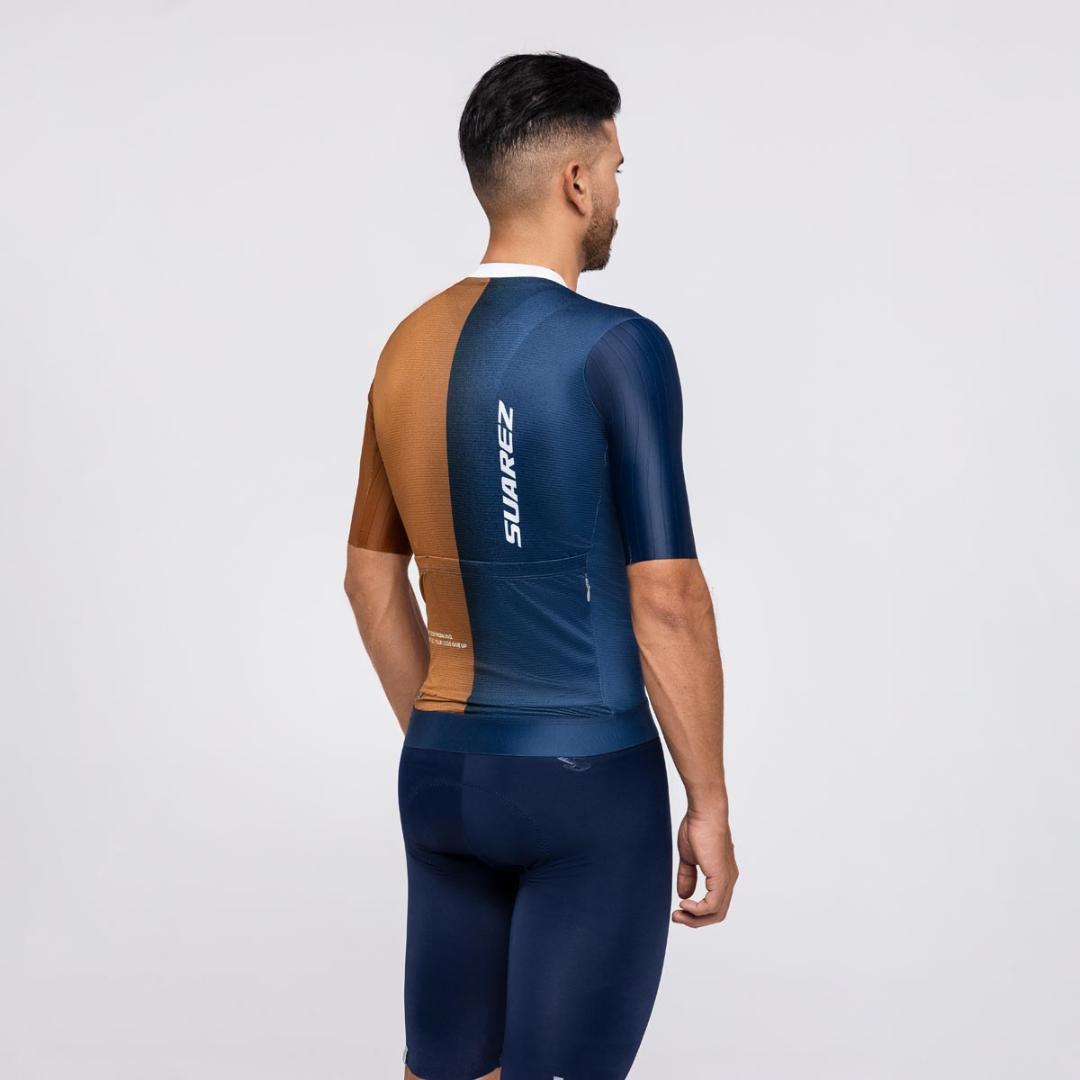 新品サイクルジャージ　SUAREZ　テラコッタ（S)