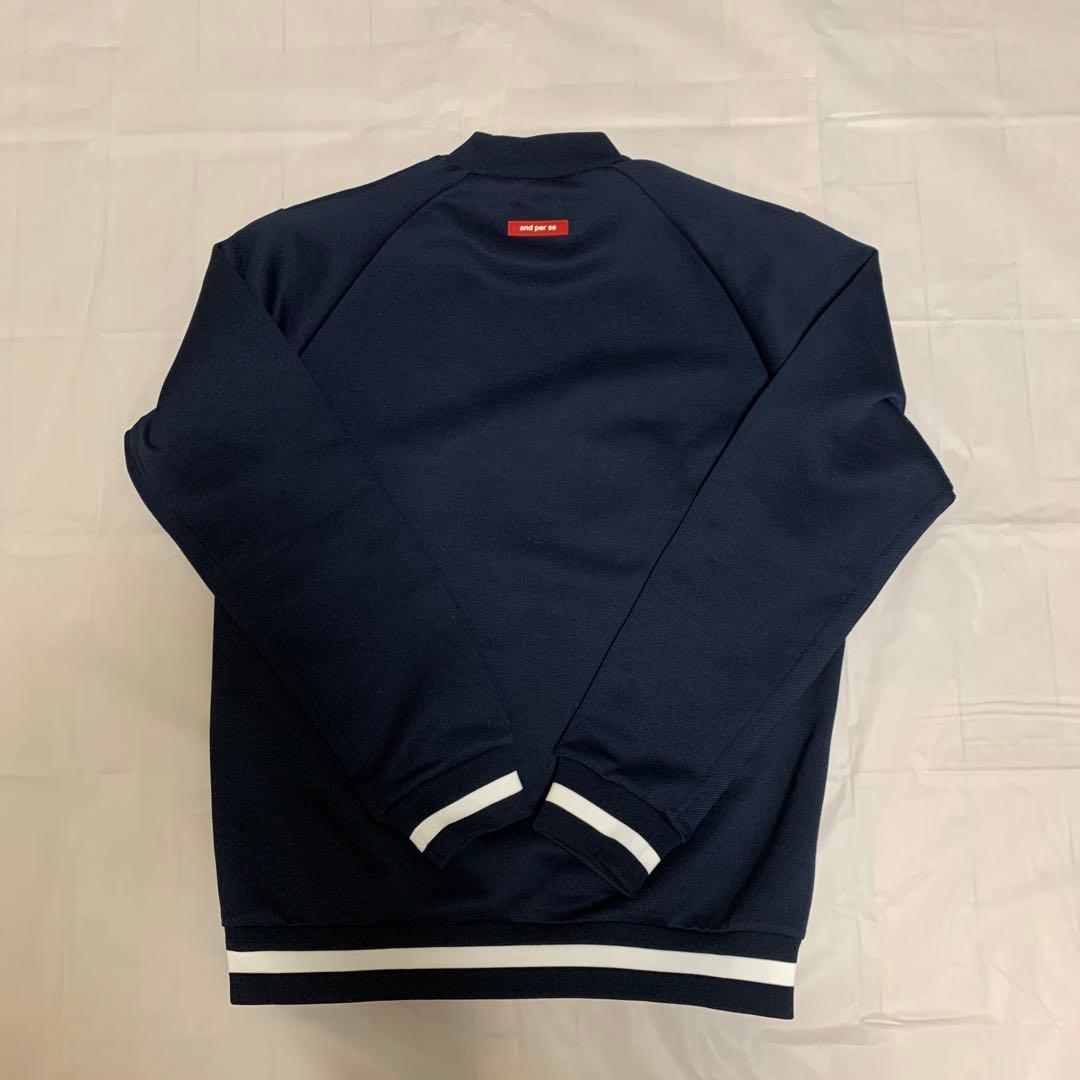 【美品❗️】and per se スウェット 秋冬モックトレーナー