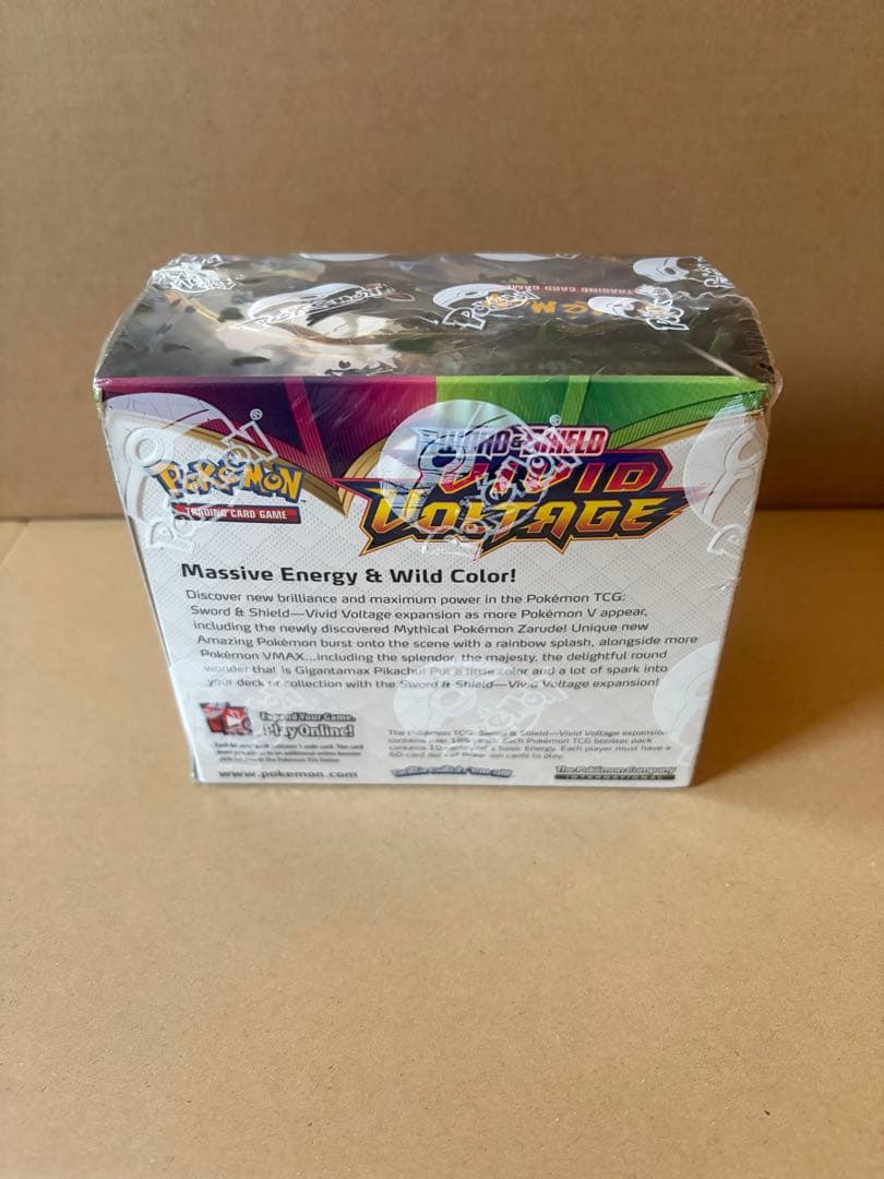 海外版　英語　Pokémon Vivid Voltage 新品未開封