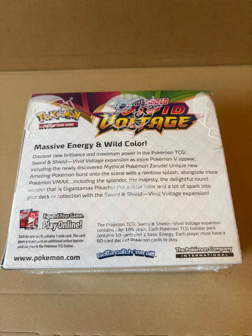 海外版　英語　Pokémon Vivid Voltage 新品未開封