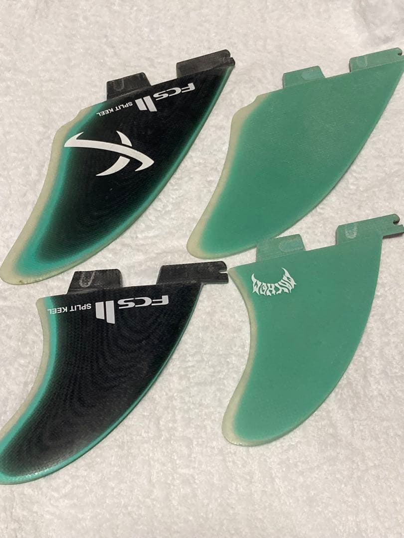 FCS2 メイヘム　SPLIT KEEL フィン　QUAD