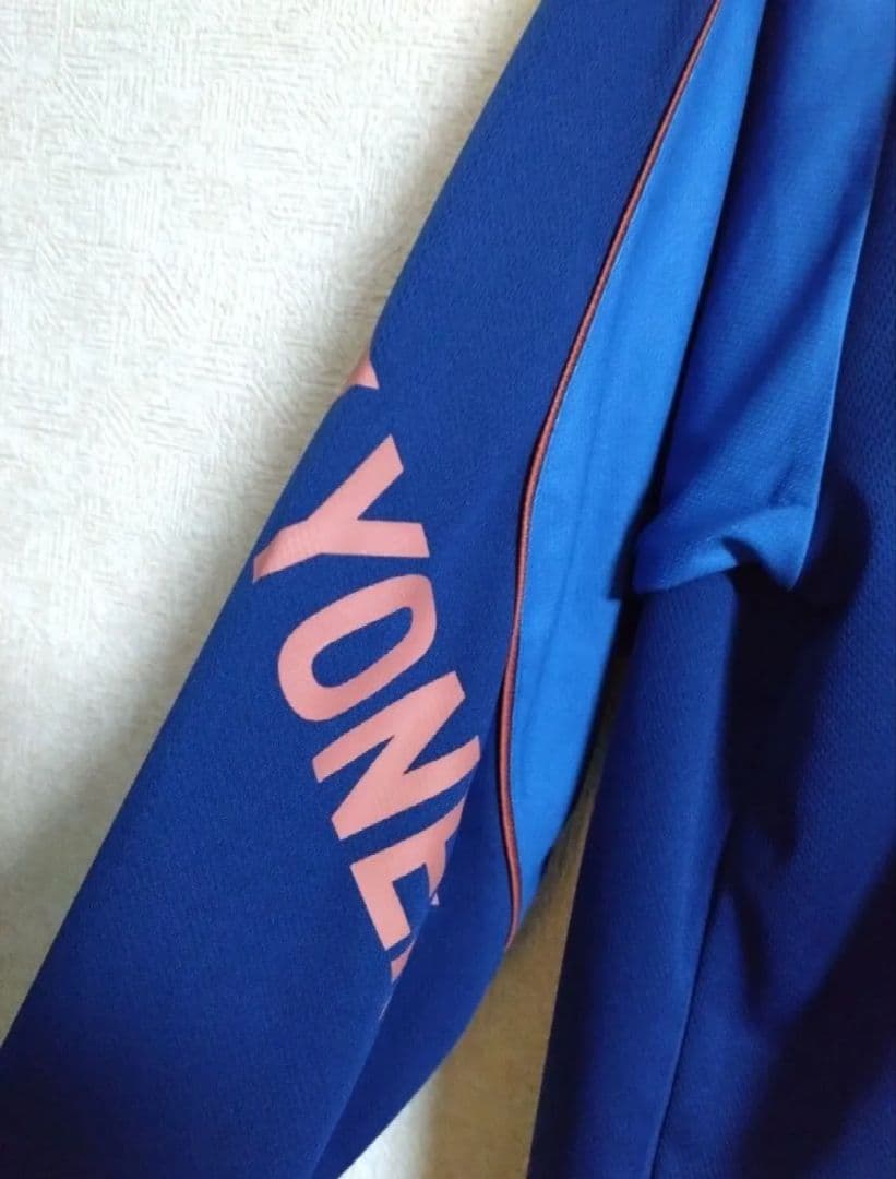 YONEXヨネックス 限定品 ブルー系 ロングスリーブウェアL