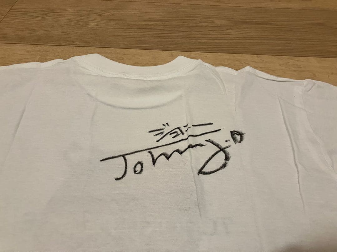 [新品未使用]ジョニー大倉サイン入りTシャツ