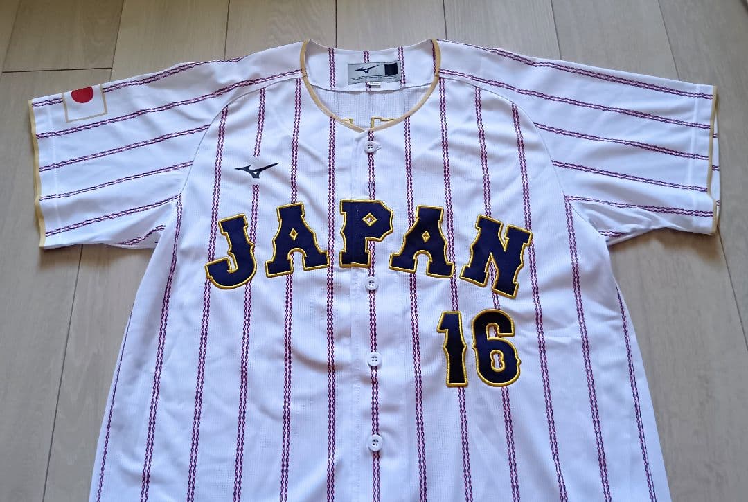 2026 WBC 侍ジャパン　大谷　ホーム　ユニフォーム　ミズノ　M