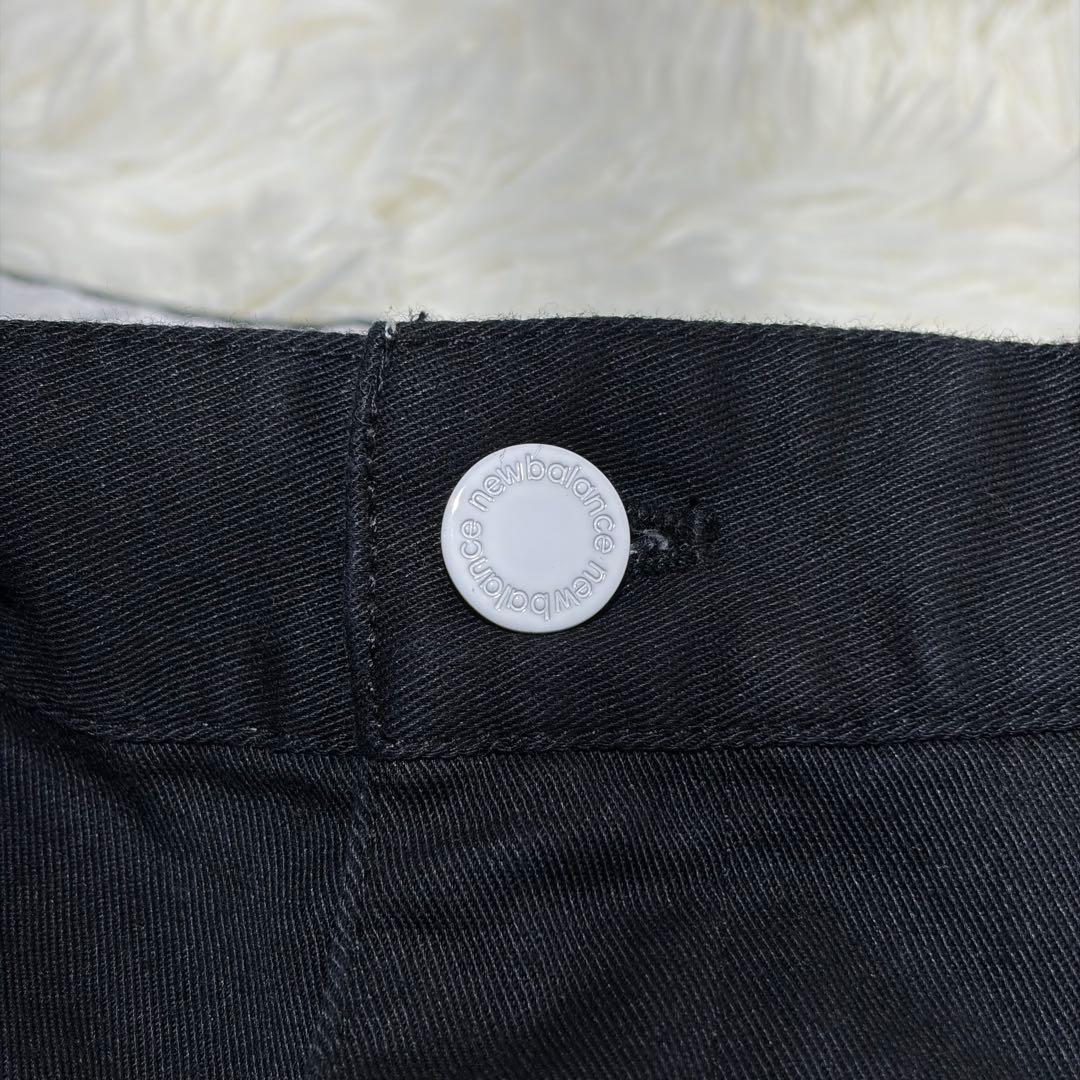 美品☆ニューバランス ゴルフ ストレッチ パンツ　M　NBG　シューズロゴ　人気