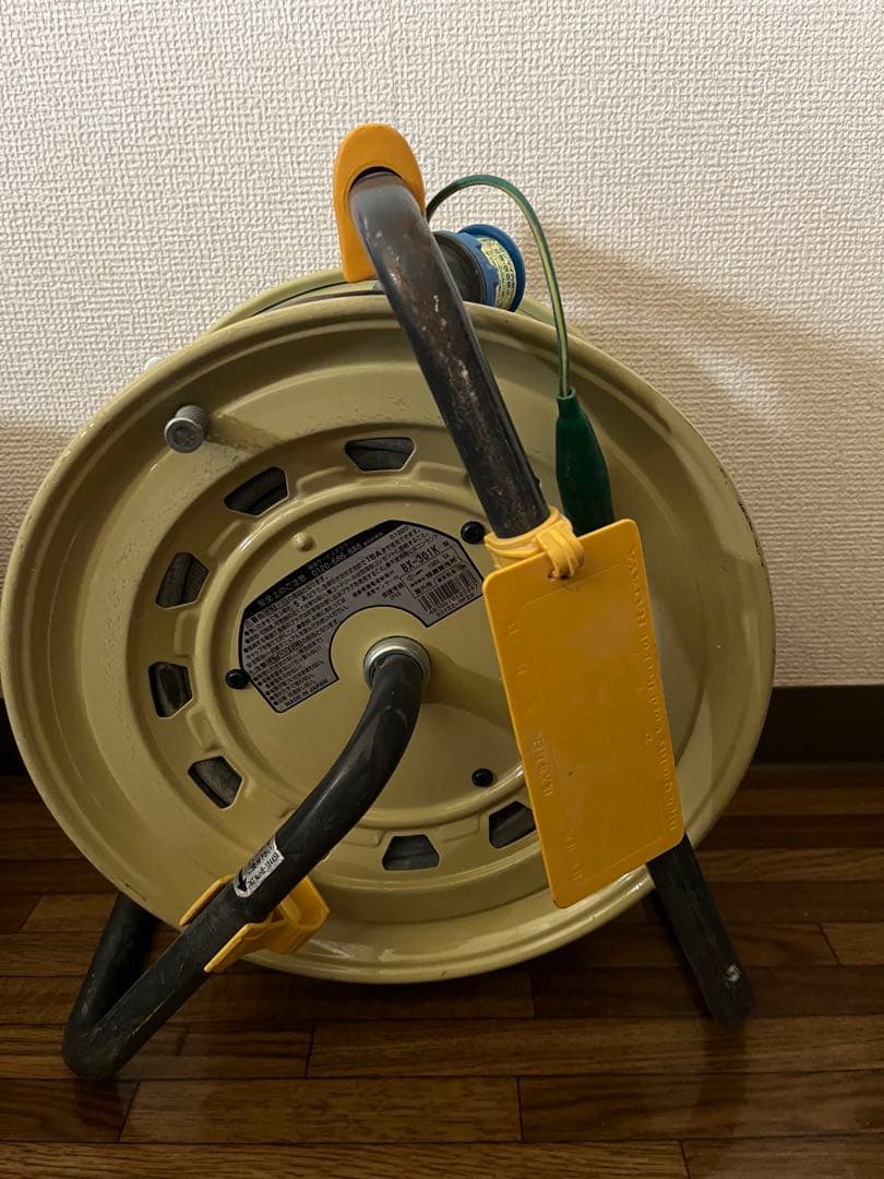 ハタヤ　ブレーカ付コードリールBX-301K　30m　屋外用過負荷漏電保護兼用