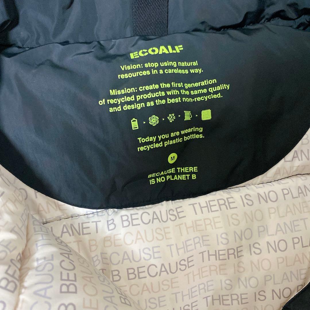 ECOALF エコアルフ✩.*ゴルフ 黒 防寒 中綿ベスト Mサイズ
