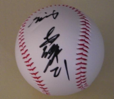 最終値下げ　長嶋茂雄監督等直筆サイン入り野球ボール（3つのサイン）