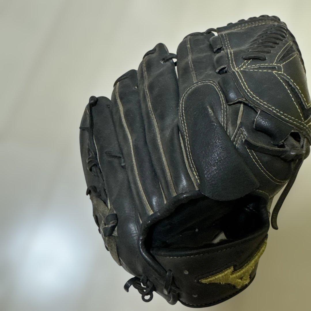 2日間限定値下げです！ミズノプロ硬式用グローブ 黒 右投げ用