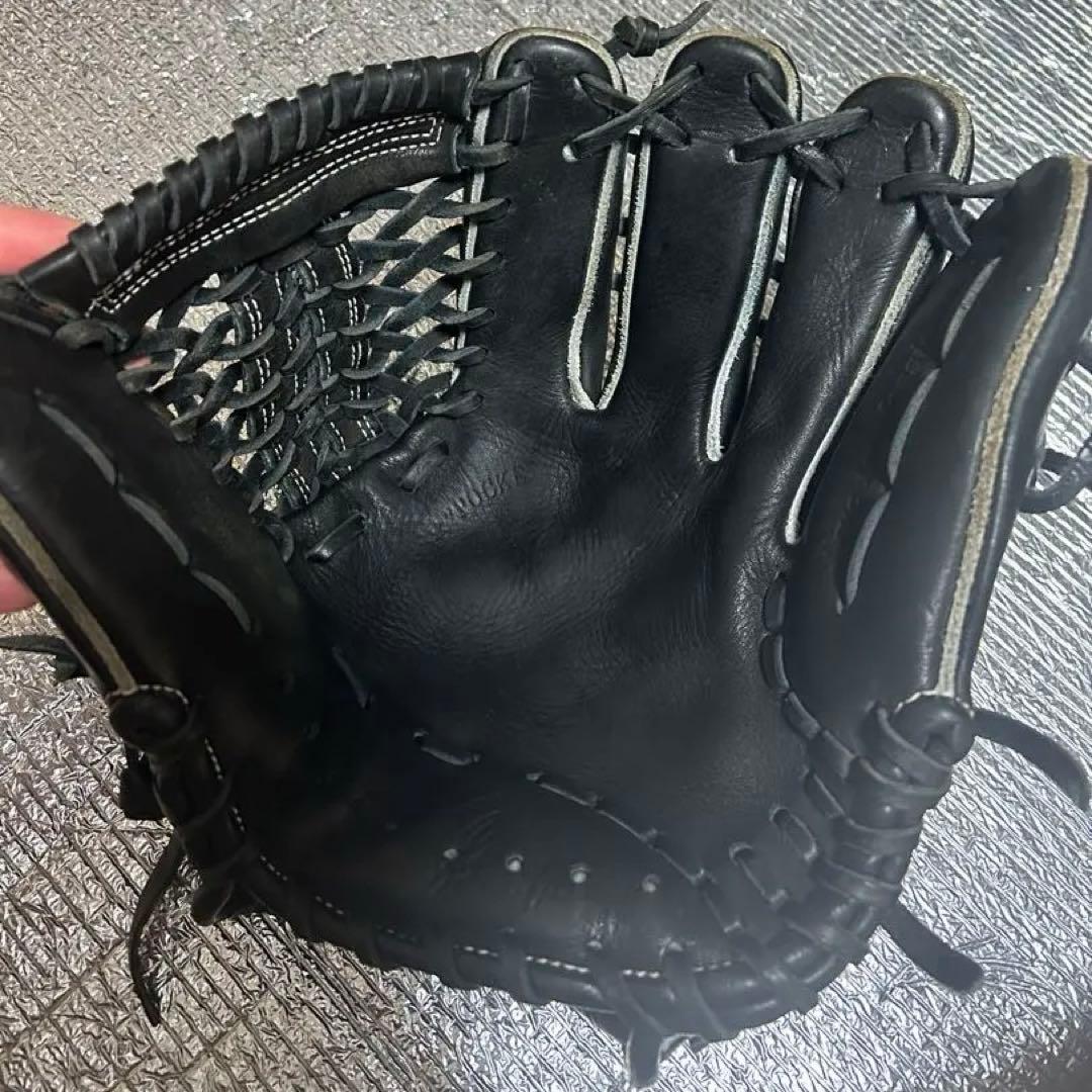 さもん オーダー軟式グローブ 黒 ms1