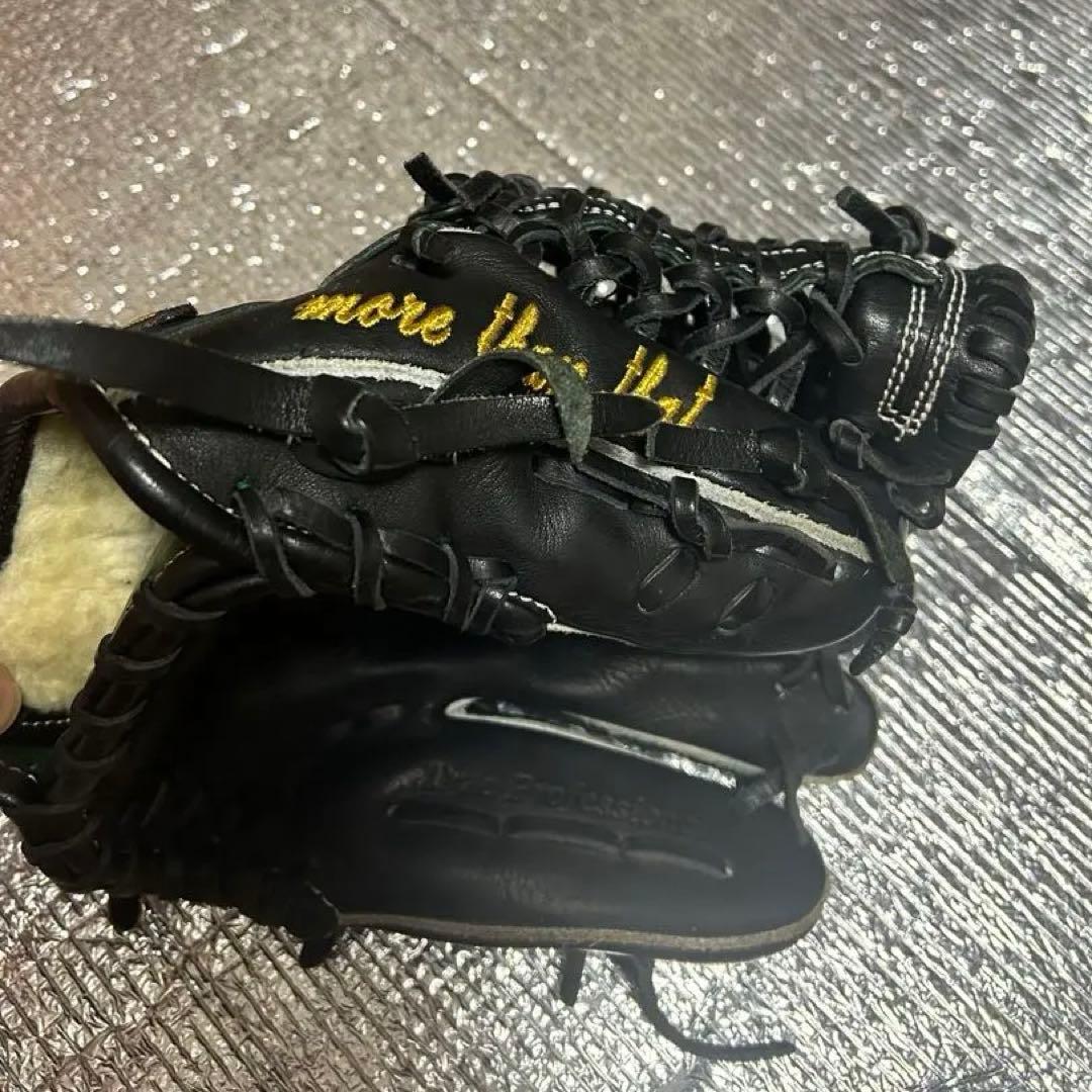 さもん オーダー軟式グローブ 黒 ms1