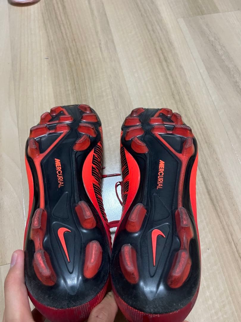 Nike Mercurial サッカースパイク レッド/ブラック 27.5cm