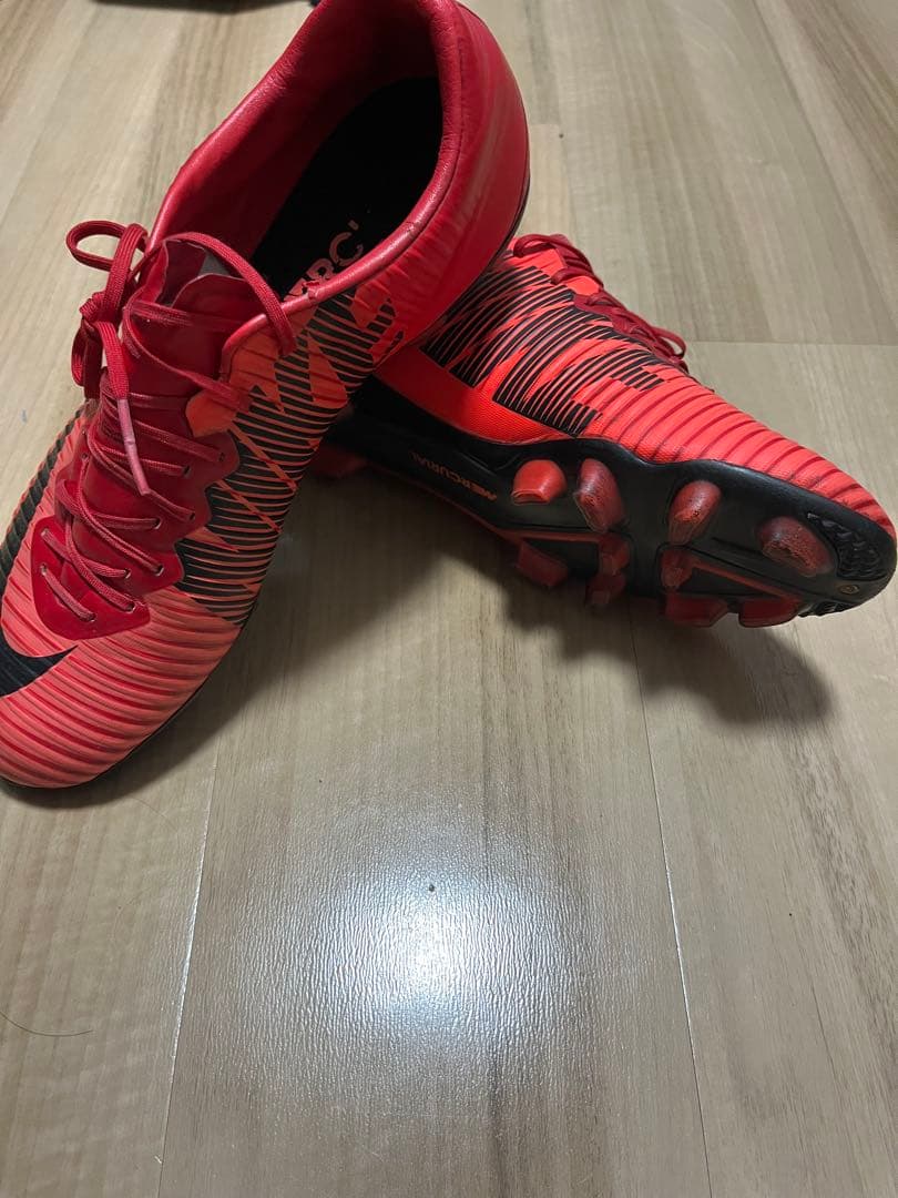 Nike Mercurial サッカースパイク レッド/ブラック 27.5cm