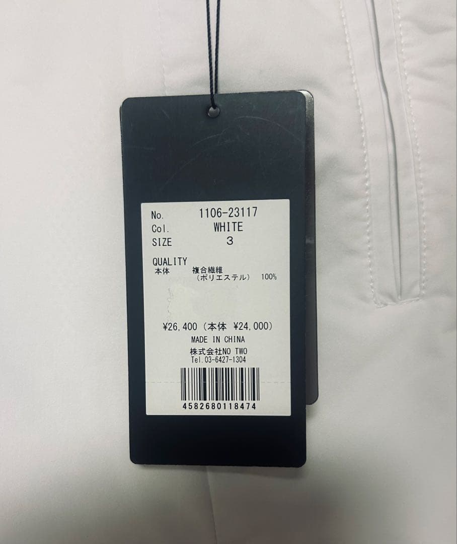 新品未使用タグ付きCPG GOLFスカート サイズ3 ホワイト