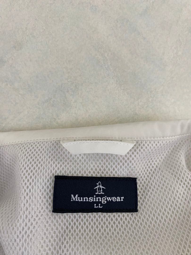 Munsingwear ナイロンジャケット LL メンズ 裏地メッシュ ゴルフ
