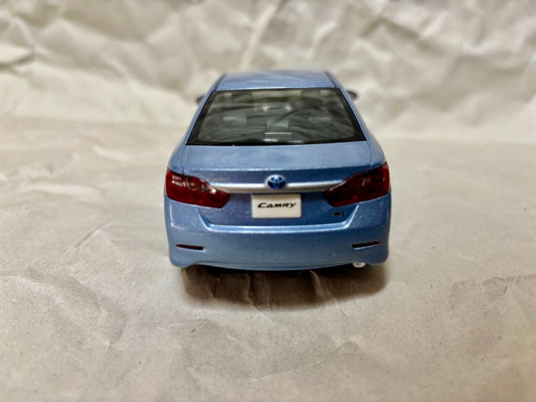 旧型カムリ前期　カラーサンプル ミニカー　トゥルーブルーマイカメタリック　箱付