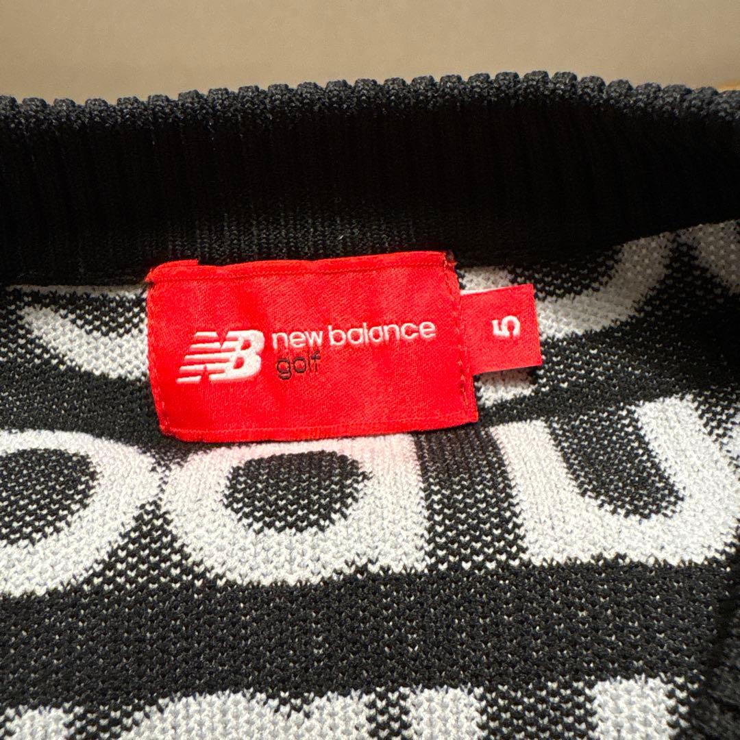 new balance golf ロゴセーター