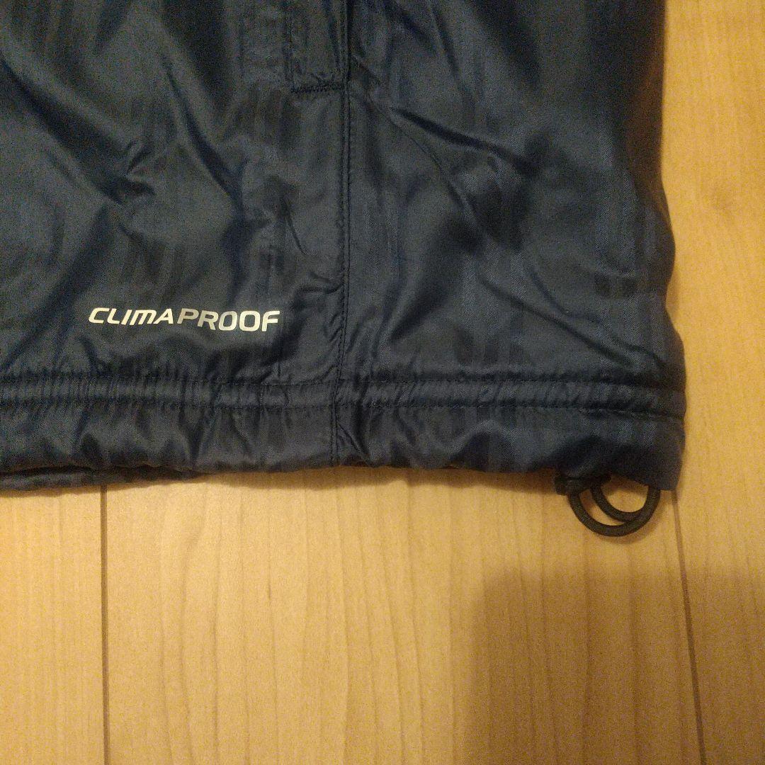 adidas クライマプルーフ ウォーマー上下 (ネイビー／ピンク)