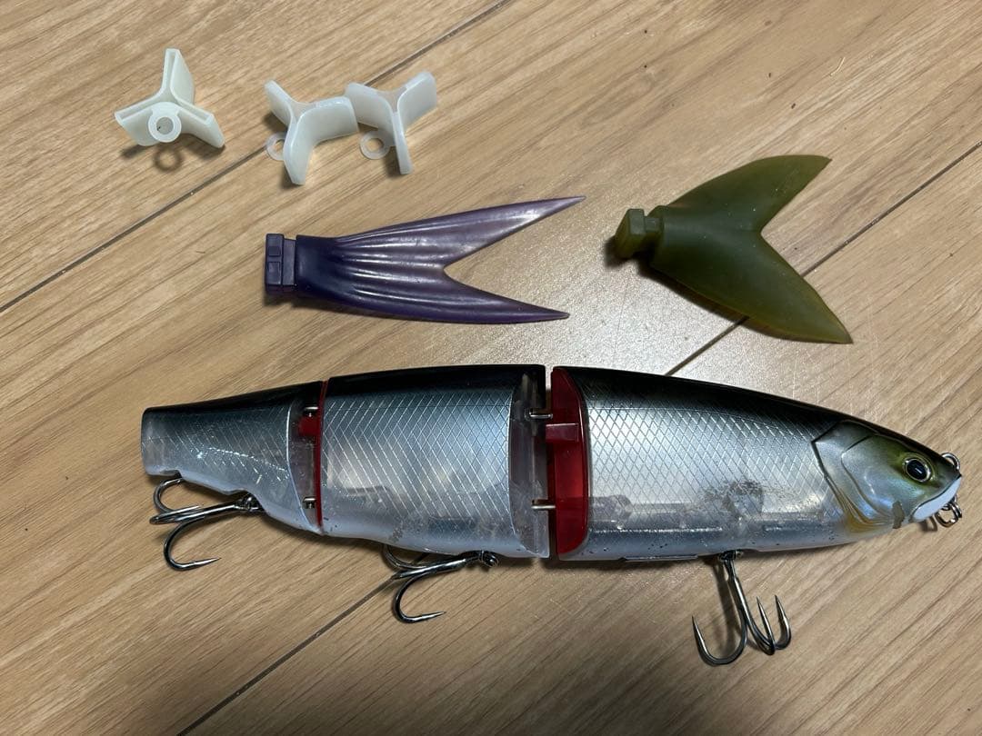 クラッシュゴースト　ジョイントストッパー　トラブルフックがまかつH2/0