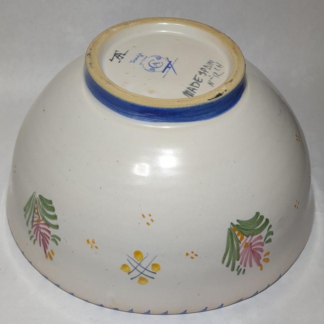 タラベラ TALAVERA スペイン製 大鉢 サービングボウル ヴィンテージ美品