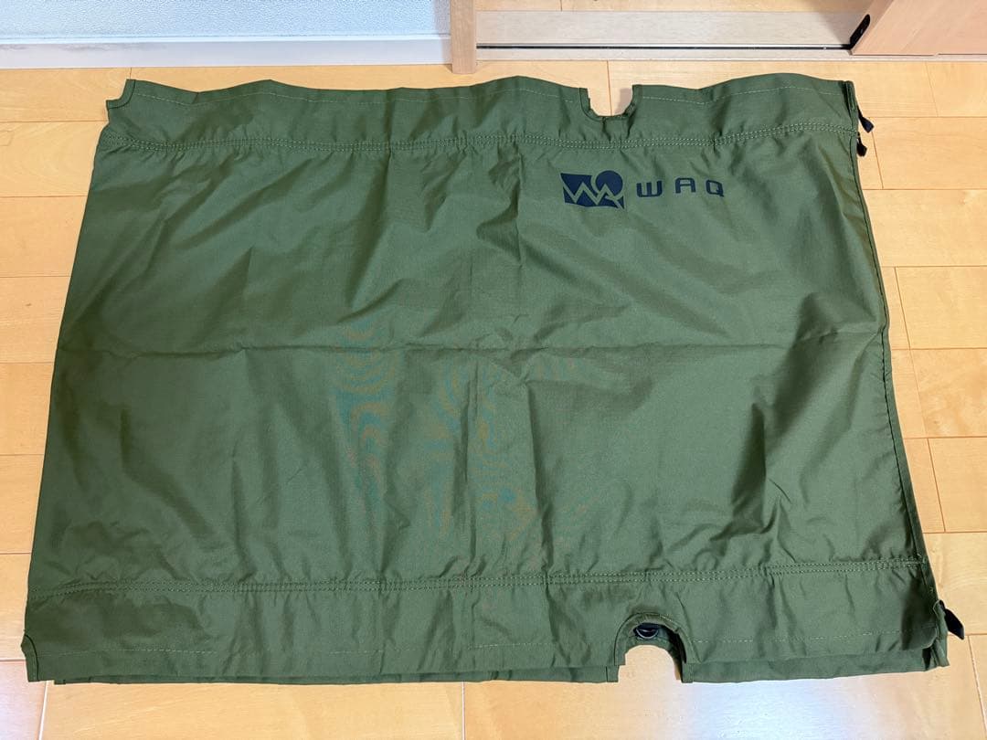 美品　WAQ 2WAY フォールディング コット　オリーブ