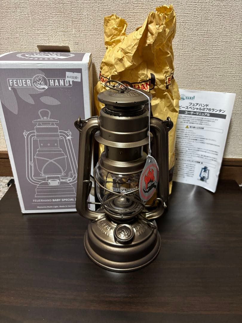【新品・未使用】 フュアハンドランタン ベイビースペシャル276 ブロンズ